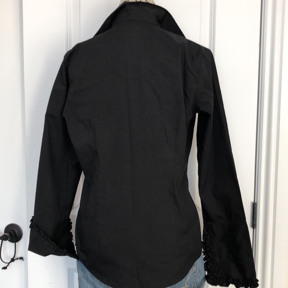SzM crisp black button down - Picture 11 of 12